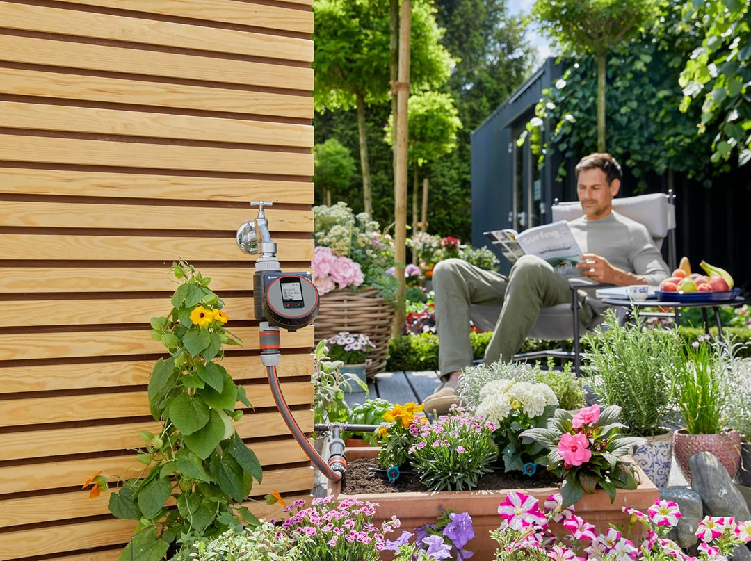 Gardena Bewässerungssteuerung Flex: Automatische und zeitsparende Bewässerung für Balkon und Terrass