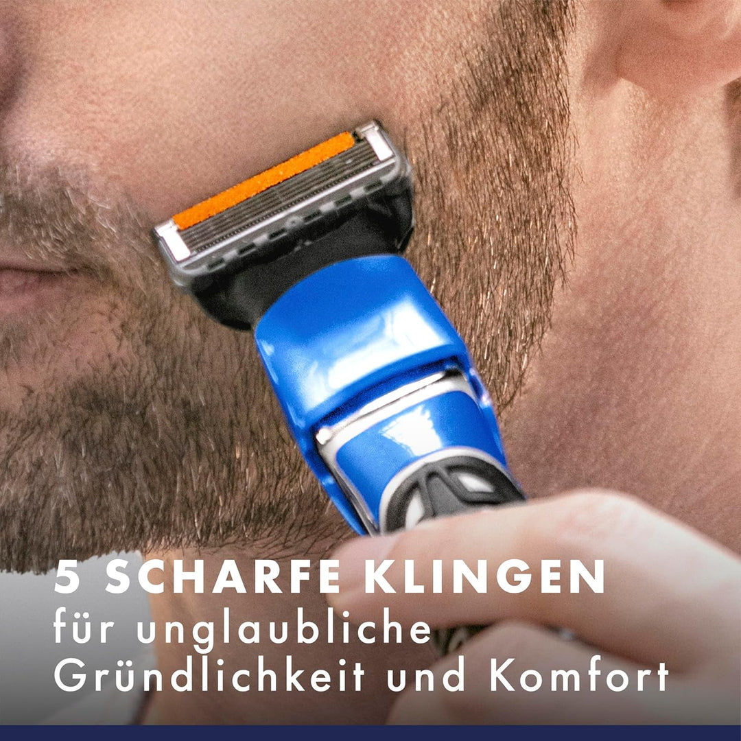 Gillette Fusion 5 Styler Rasierer Herren, Barttrimmer + Rasierklinge + 3 Kammaufsätze, Geschenk für