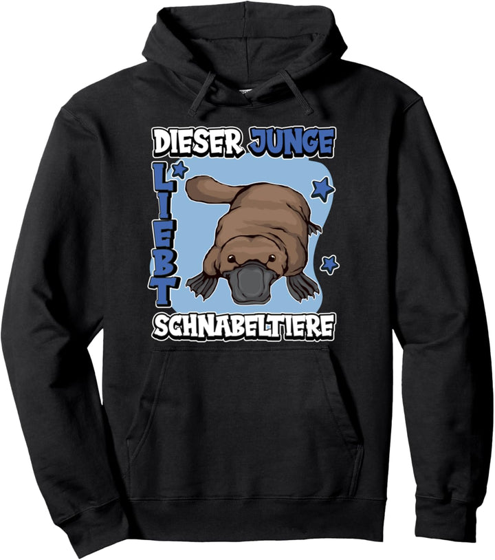 Kinder Schnabeltier Sachen Dieser Junge liebt Schnabeltiere Pullover Hoodie
