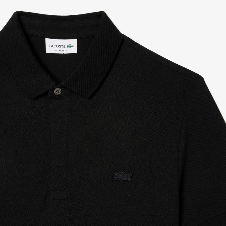 Lacoste Herren Short Sleeve Regular Fit Soild Polo Polohemd S Black (031), S Black (031)