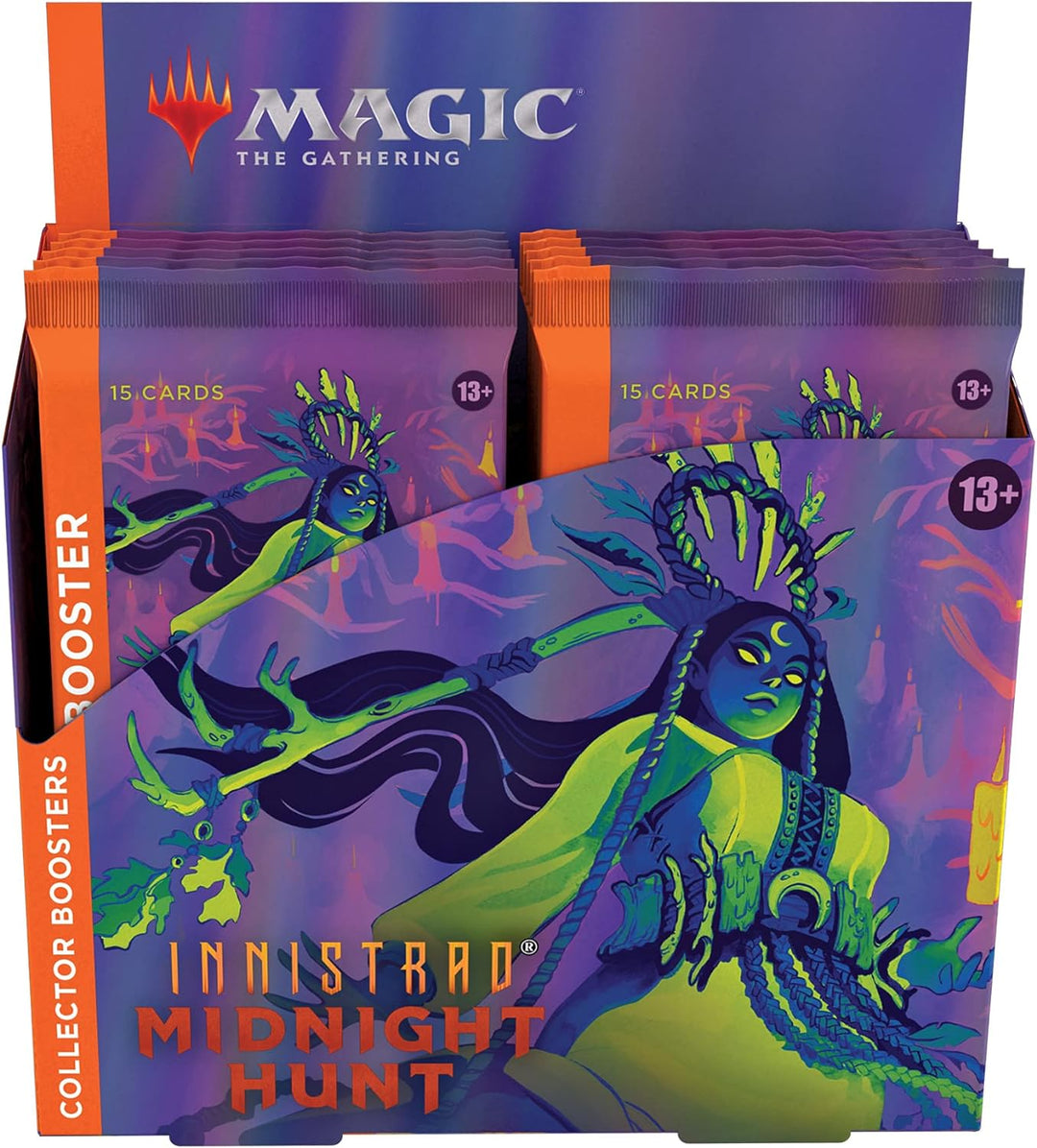 Wizards Of The Coast C89540001 Innistrad: Midnight Hunt Collector Booster Box, Mehrfarbig Zubehör