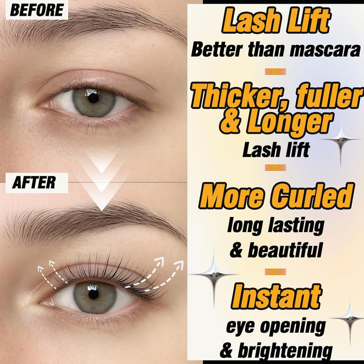 2-in-1 Wimpernlifting & Augenbrauen Lifting Set, Professionelles Brow Lamination Kit für Dichtere Br