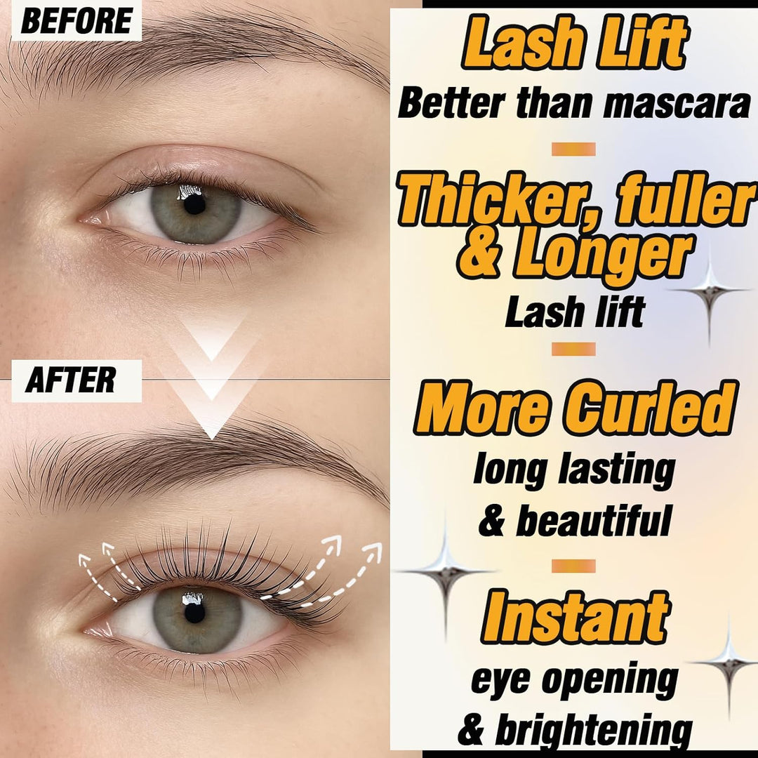 2-IN-1 Wimpernlifting Set & Augenbrauen Lifting Set– Professionelles Brow Lamination Kit für Dichter