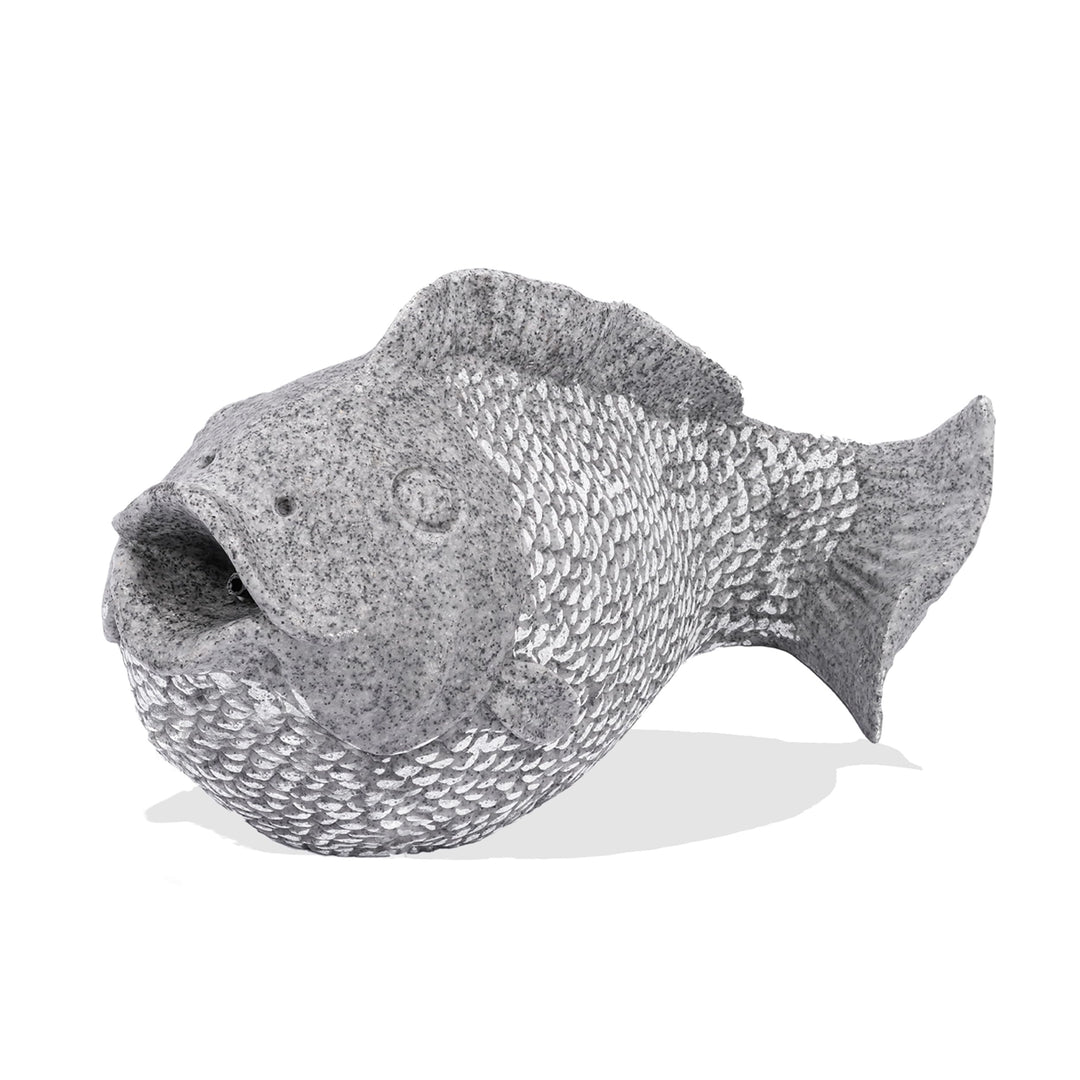 Esotec Wasserspeier-Figur Fisch EINZELFIGUR | Teichfigur Gartenstatue Gartenfigur Springbrunnen-Figu