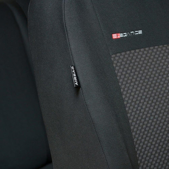 Mossa Passgenaue Sitzbezüge passend für Opel Vivaro A Bus, Van 2001-2014 E3 | nur vordere Sitze - 1+