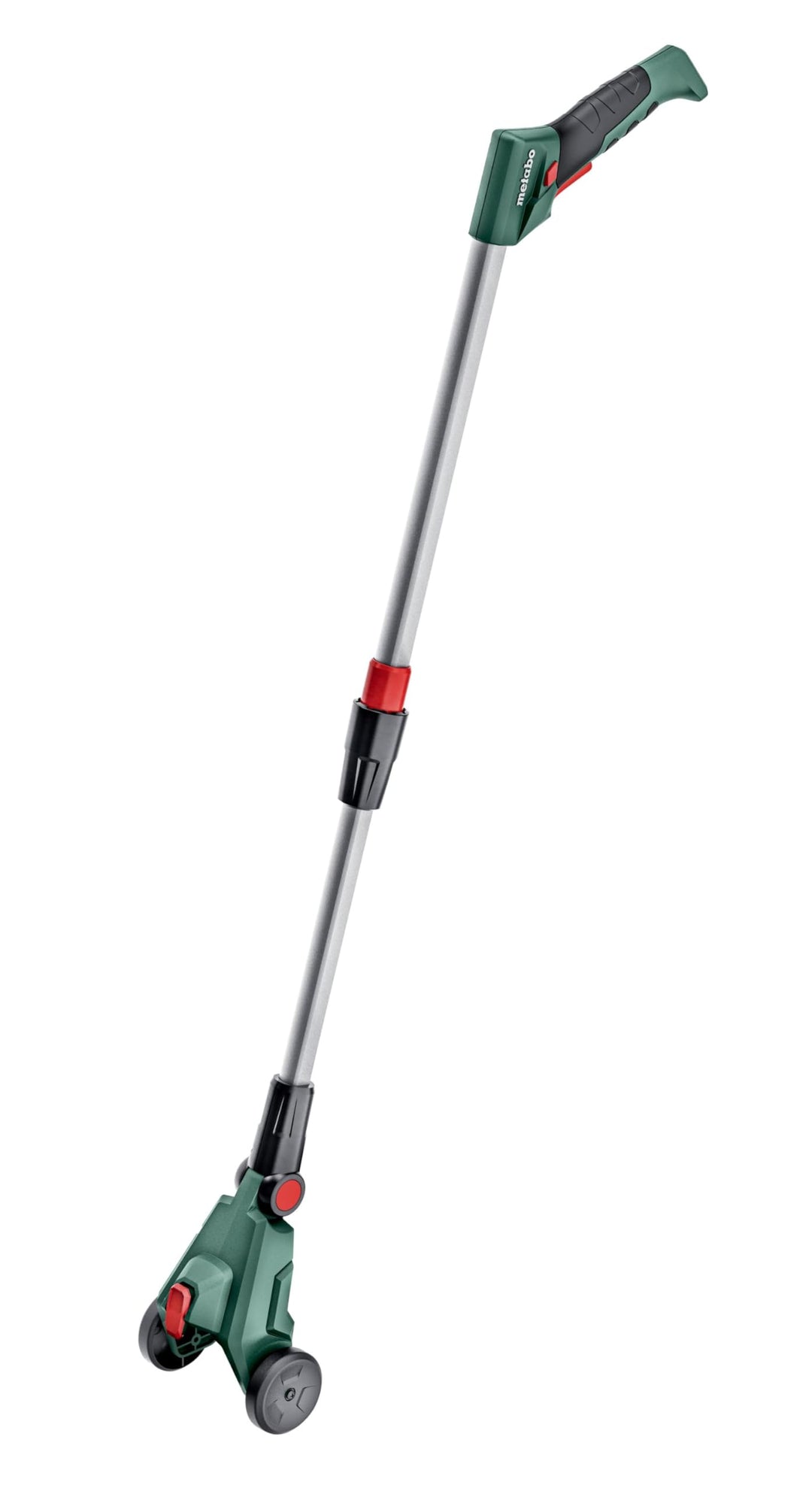 Metabo Teleskopstab (Länge 90-102 cm einstellbar, Arbeitswinkel um 125° verstellbar, Stab für rücken