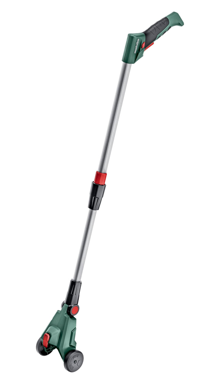 Metabo Teleskopstab (Länge 90-102 cm einstellbar, Arbeitswinkel um 125° verstellbar, Stab für rücken