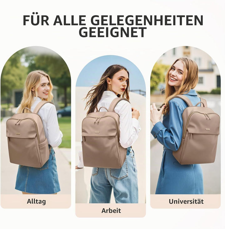 GOLF SUPAGS Frauen Rucksack Casual Daypack für Arbeit Reisen Hochschulen Rucksack Geldbörse Fits 15,