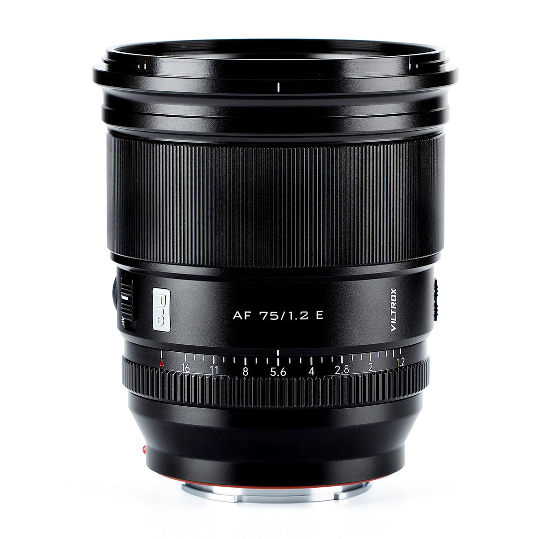 VILTROX Pro 75 mm f/1.2 E für Sony E-Mount, 75 mm f1.2 Autofokus Prime Objektiv für Sony E Mount Mir