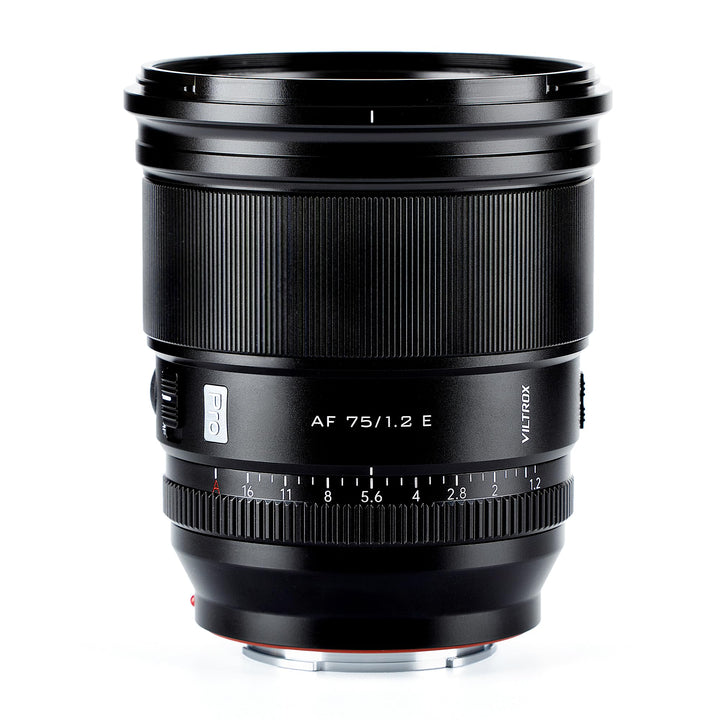 VILTROX Pro 75 mm f/1.2 E für Sony E-Mount, 75 mm f1.2 Autofokus Prime Objektiv für Sony E Mount Mir