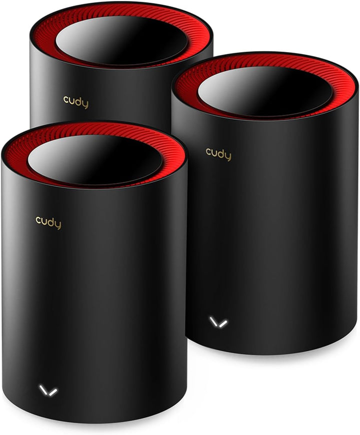 Cudy AX3000 2,5G Ganzes Home Wi-Fi 6 Wlan Mesh System, Bis zu 600 m², 2,5 g Wan, Wireguard, OpenVPN,