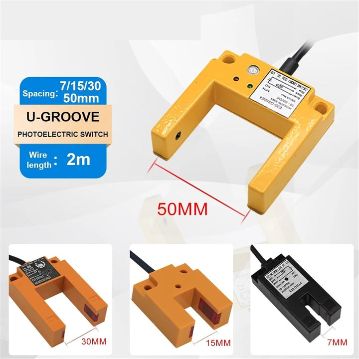 Infrared Trough U-type Photoelectric Sensor Proximity Switch E3S-GS30/E3S-GS15/E3S-GS7 DC 12-24V Thr
