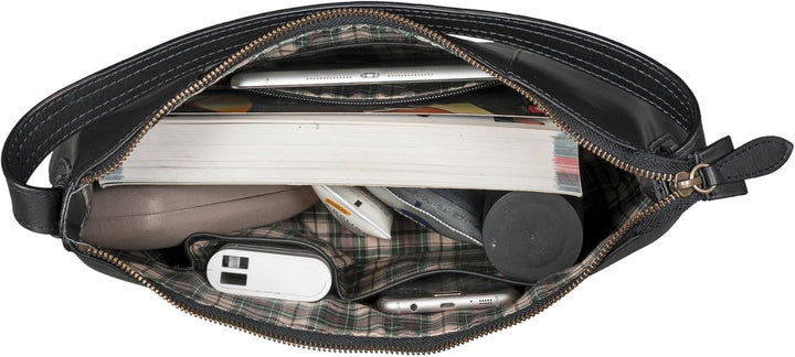 Benthill Schultertasche Damen Echt Leder | Henkeltasche aus hochwertigem Rindsleder | Kleine Vintage