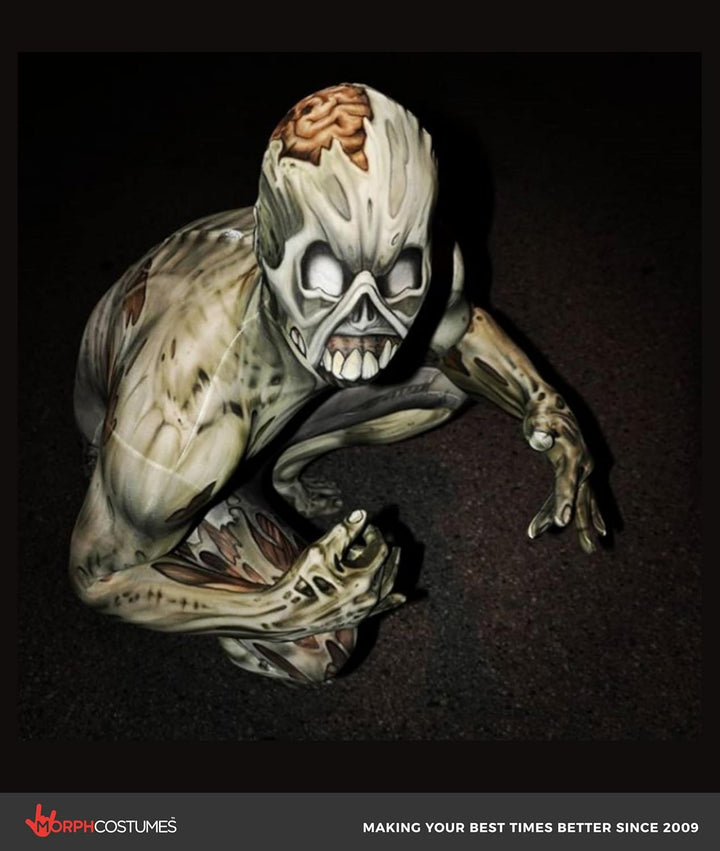 Morphsuits Zombie Kostüm für Erwachsene, Monster Verkleidung, Halloween und Karneval - L (163cm-175c
