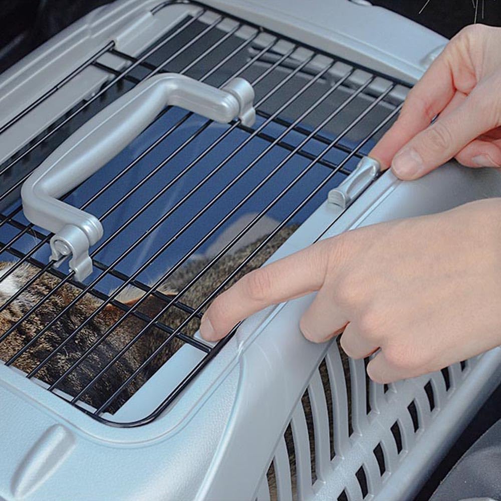 Ferplast Transportbox für Haustiere Hundebox für kleine Hunde und Katzen Atlas deluxe 10 Open, Trans