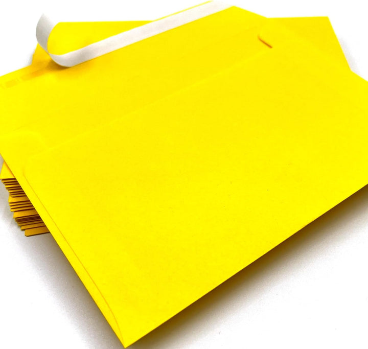 Briefumschläge ohne Fenster (100 Stück) - C6 - selbstklebend - Brief Umschläge 114 x 162 mm - Sichts