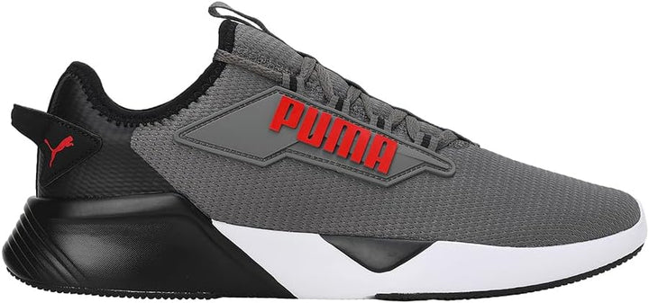 PUMA Unisex Retaliate 2 Sportschuh 40.5 EU Castlerock Puma Black High Risk Red, 40.5 EU Castlerock P