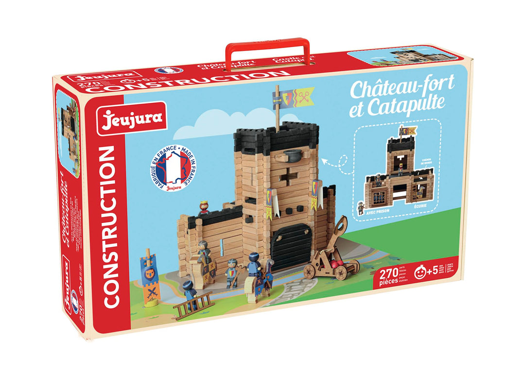 Jeujura - 8028 – Burg Fort et CatapuLTE – 270 Teile – ab 5 Jahren