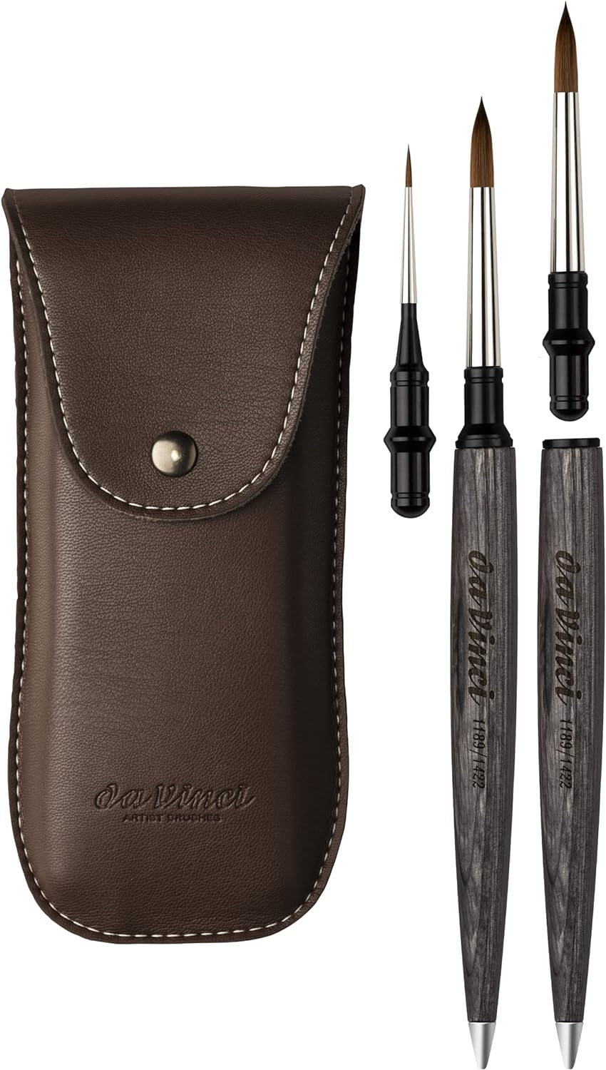 Limitierte Edition 2022 da Vinci Aquarellpinsel Luxury Travel Brush Set