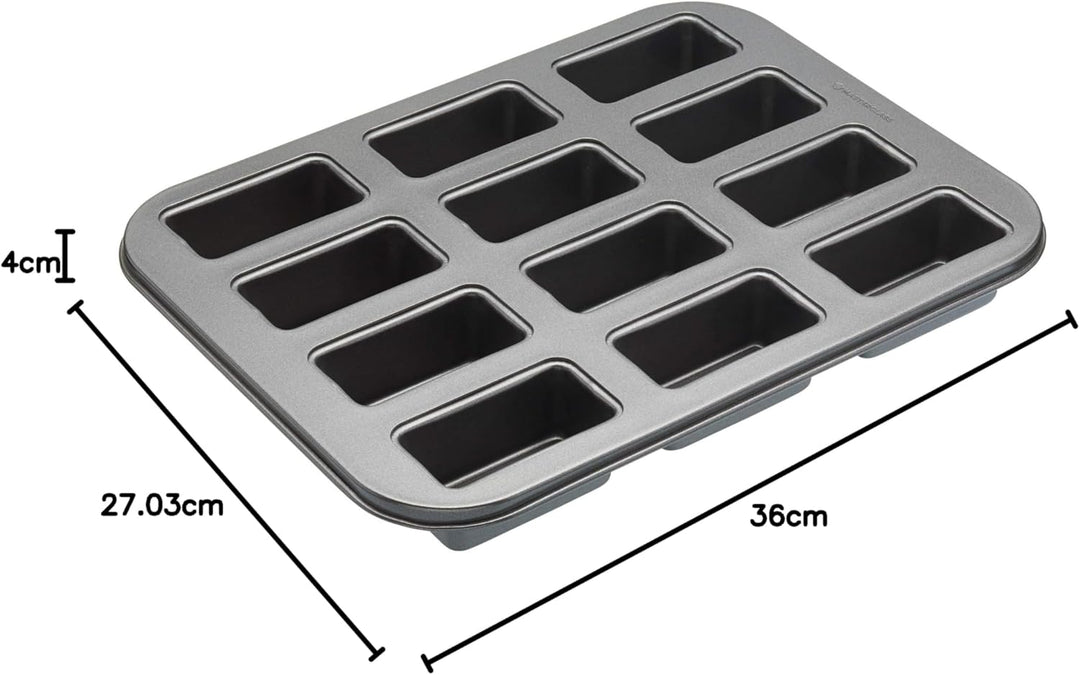 MasterClass Mini-Backform mit losem Boden und PTFE-, PFOA- und BPA-freiem Antihaftbeschichtung, 12 L