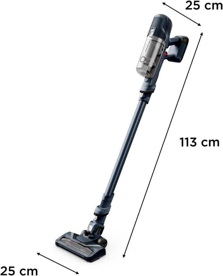 Rowenta X-Pert 6.60 Akkustaubsauger, 100W Leistung, 45 Min Laufzeit, kabellos &amp; beutellos, LED-Bürst