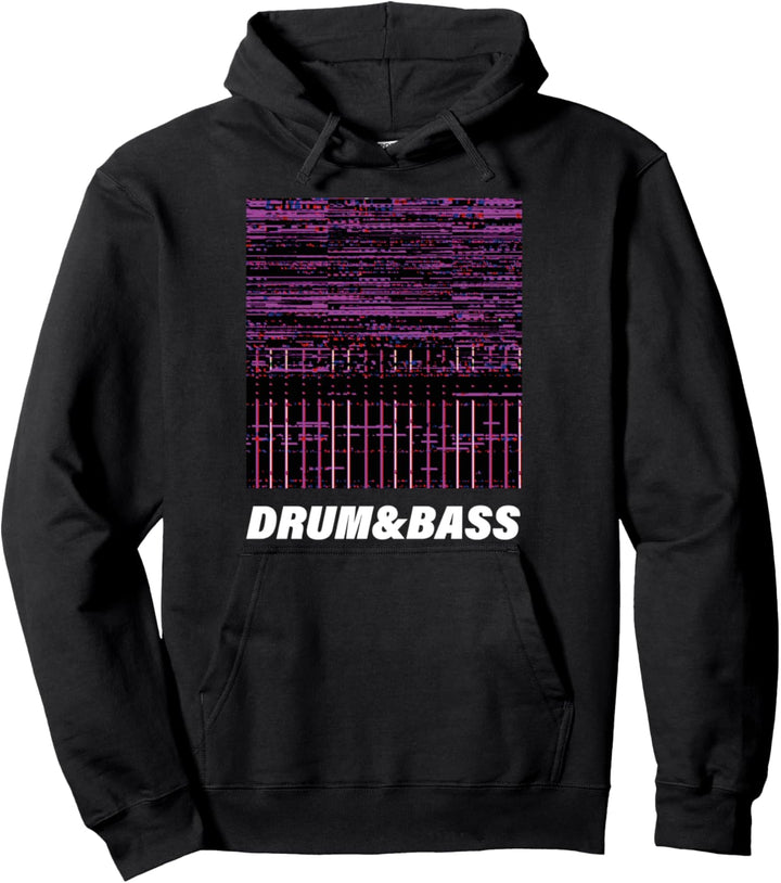 Techno Motiv Drum and Bass Pullover Hoodie