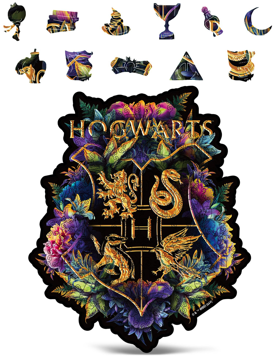 Crafthub Premium Holzpuzzle für Erwachsene & Kinder – A3 Harry Potter Puzzle – 201 Teile – Feine Sel