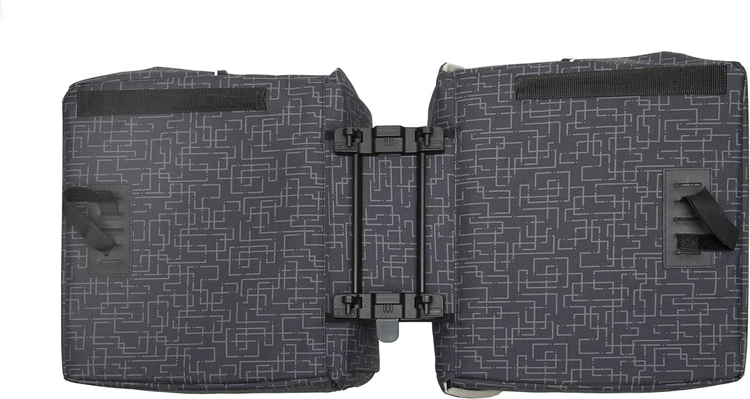 New Looxs Mondi Joy Double Racktime Doppeltasche, Ivy 38 Liter Ivy Black, 38 Liter Ivy Black