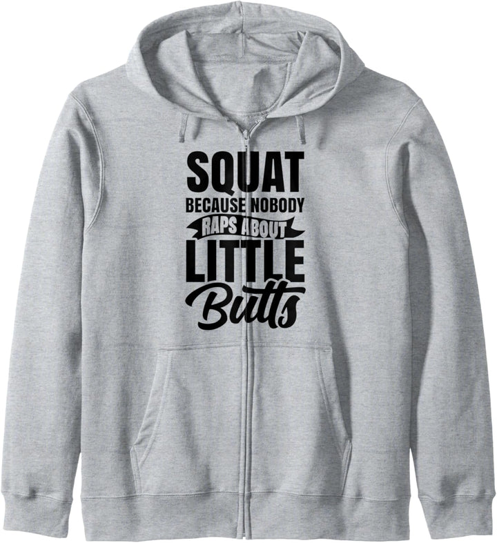 Butt Squat Gym Workout Fitness Coach Squatting Leg Day Kapuzenjacke