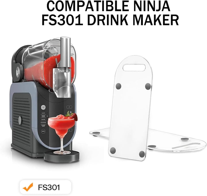 Gleitbrett für Ninja SLUSHi Eisgetränke, Slider aus transparentem Acryl, stabil und leicht zu bewege