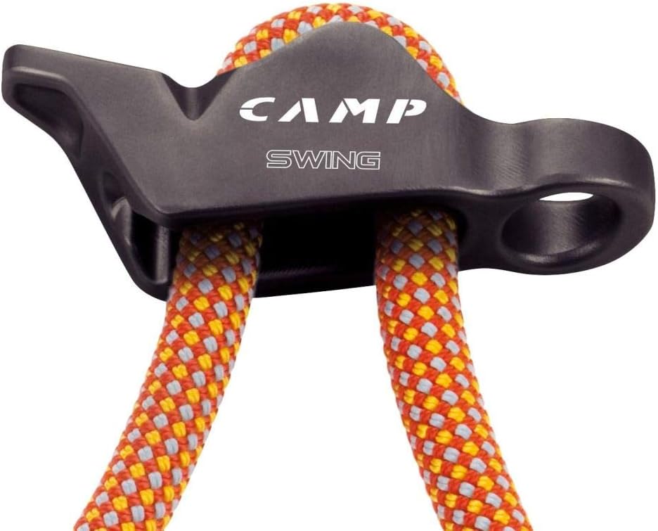 CAMP 5264901 Unisex Swing Kletterschlinge, 9,7 mm, Orange, Schwarz, Einheitsgrösse
