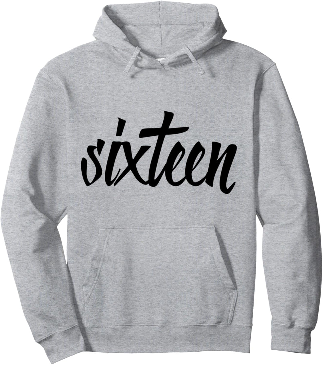 Zum 16 Geburtstag Mädchen Damen Deko Frau Dekoration 16. Pullover Hoodie