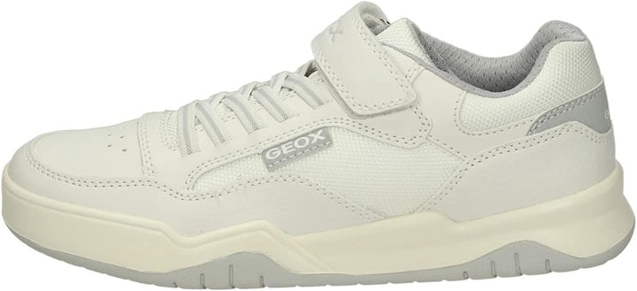 Geox Jungen J Perth Boy B Sneakers 30 EU White Lt Grey, 30 EU White Lt Grey
