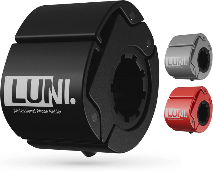 LUNI professional® Handyhalterung Fahrrad aus Aluminium [100% rüttelfest] 2024 Universal Smartphone