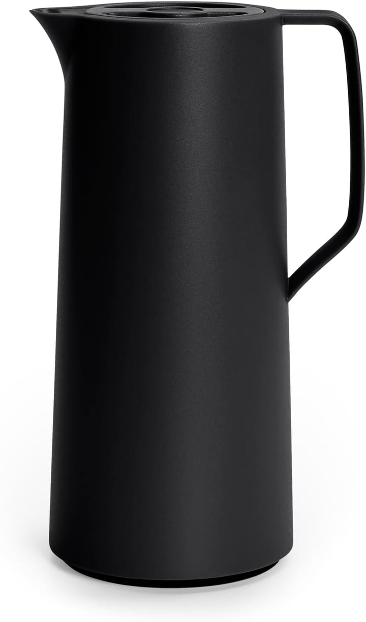 Emsa N41707 Motiva Isolierkanne | 1 Liter | Kunststoff, Quick-Press-Verschluss | 12h heiss, 24h kalt