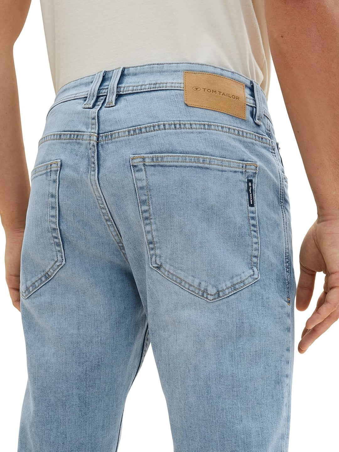 TOM TAILOR Herren Josh Regular Slim Jeans 29W / 32L 10118 - Used Light Stone Blue Denim, 29W / 32L 1