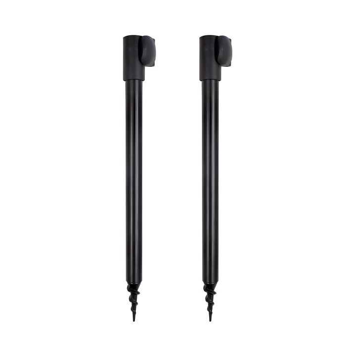 2 Stück Banksticks Rutenhalter, Aluminium Bankstick Angel Rutenhalter Rutenständer Halter Verstellba
