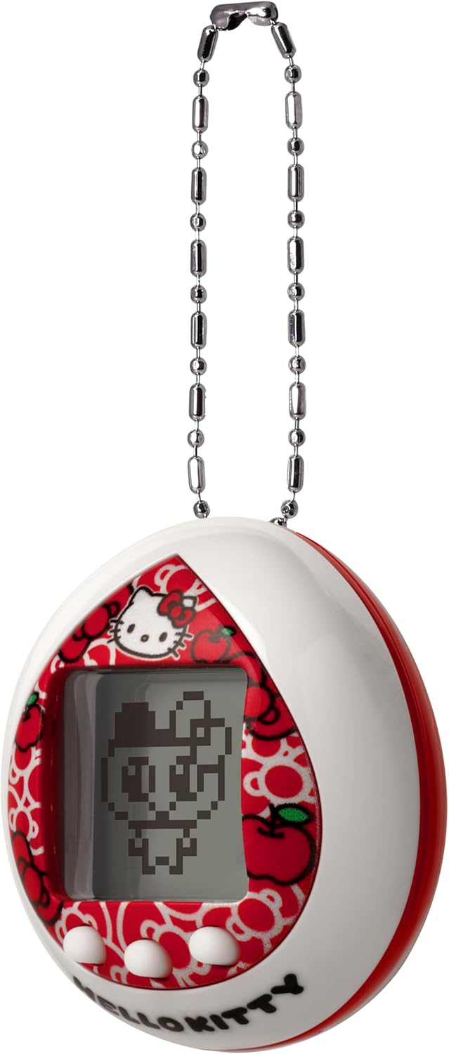 Bandai - Tamagotchi Nano - Hello Kitty Rote Version - Interaktives Tamagotchi-Tier - Kleines Nano-Fo
