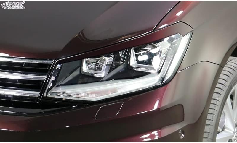 RDX Racedesign Scheinwerferblenden kompatibel mit Volkswagen Caddy IV 2015-2020 (ABS), RDSB197