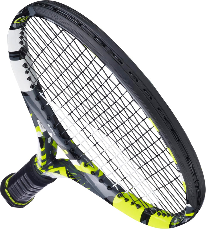 Babolat 102479-370 Pure Aero Tennisschläger, Grip 2, Grau/Gelb/Weiss