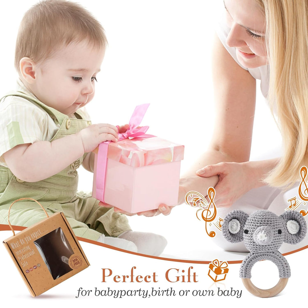 Youuys 6-Teilig Baby Geschenk zur Geburt für Neugeborene, Baby Geschenk Mädchen Junge, Badetücher, R