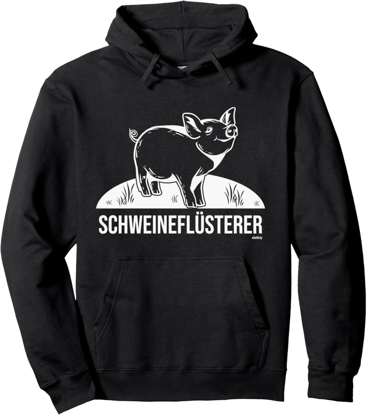 Schweine-Flüsterer Schwein Landwirt Geschenk Schweine-Bauer Pullover Hoodie