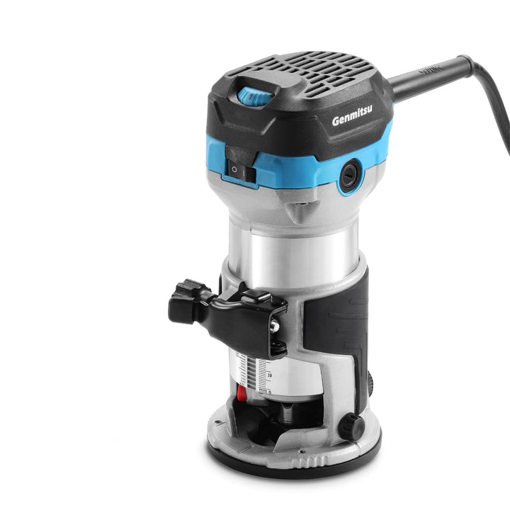 SainSmart 1,25 HP Handtrimmer-Router, kompakter Holzwerkzeug-Router mit Festbasis, 6 variable Geschw