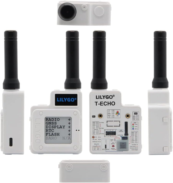 LILYGO T-Echo LoRa SX1262 Funkmodul 868MHz TTGO Meshtastic Development Board NRF52840 GPS RTC NFC BM