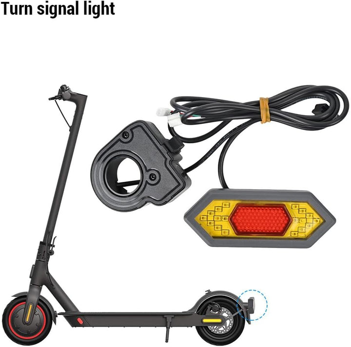 Blinker, Rücklicht und Bremslicht Set für Elektroroller, helles LED-Sicherheitsbeleuchtungsset, komp