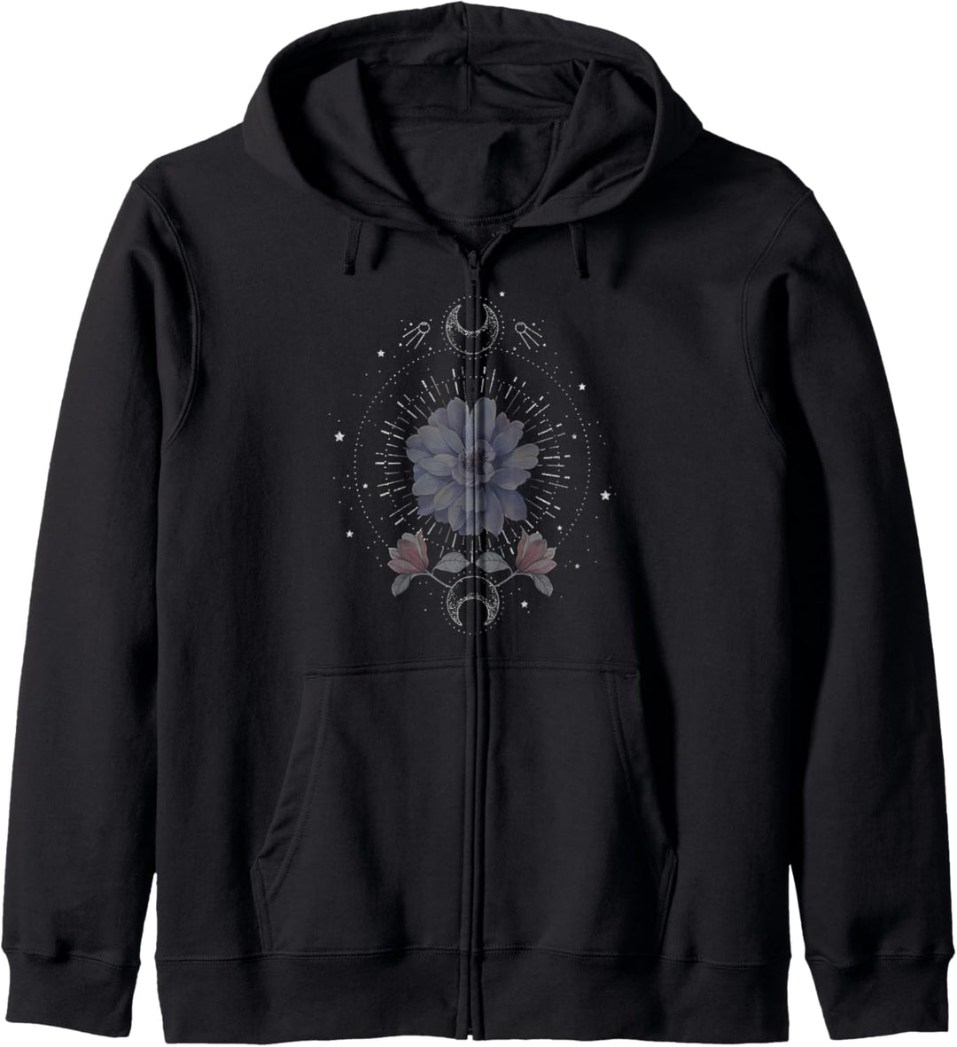 Trendy Flower Moon Kapuzenjacke
