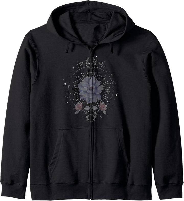 Trendy Flower Moon Kapuzenjacke