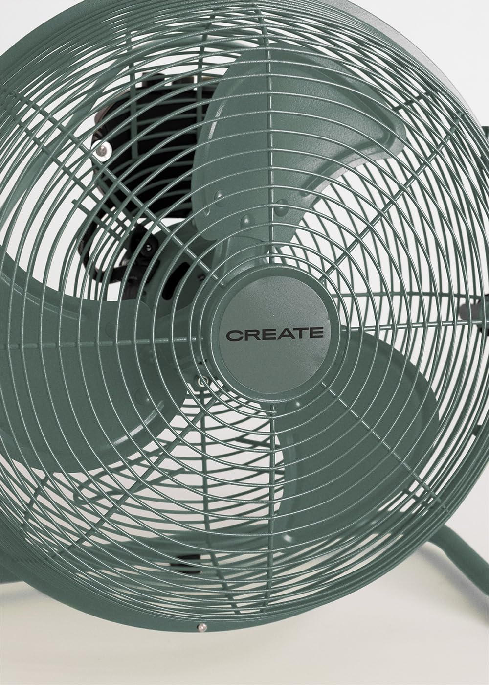 CREATE / AIR FLOOR RETRO/Industrieller Bodenventilator/Grün-Sage Ventilator, 16 Zoll, starker Luftst