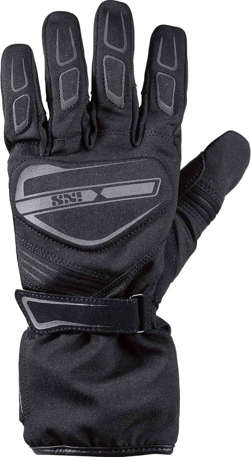IXS Mimba-ST Tour LT Handschuh - Schutz & Komfort - Leder/Textil - EN13594 Schwarz M, Schwarz M