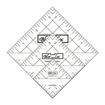 Bloc Loc ~ Halbquadratisches Dreieckslineal-Set 